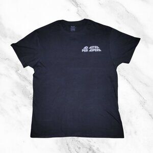 "Ad Astra Per Aspera" Black T-Shirt